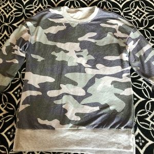 Women's Camo Sweatshirt -Size Small